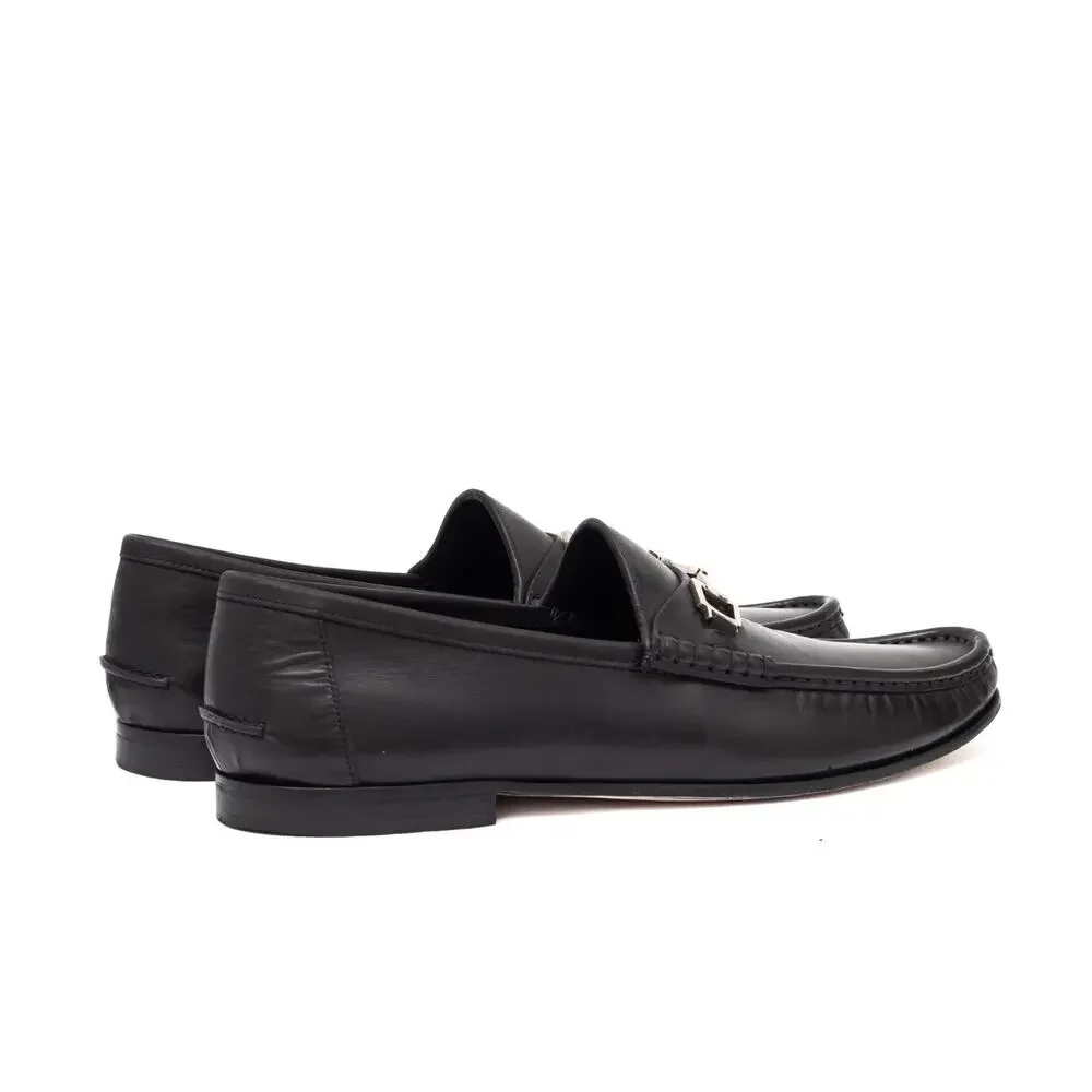 VTG GUCCI Tom Ford Era 247489 Leather Horsebit Loafers in Black US 9.5